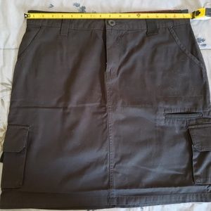 Black cargo skirt. New.